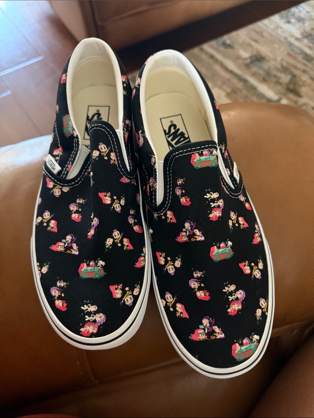 🖤 K-Pop Demon Hunters Vans Slip-Ons 🖤